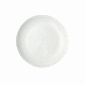 White Stoneware Dinner Plates mini desktop sculpture