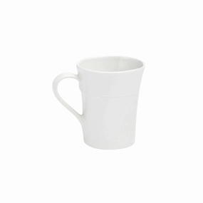 White Stoneware Mugs mini desktop sculpture