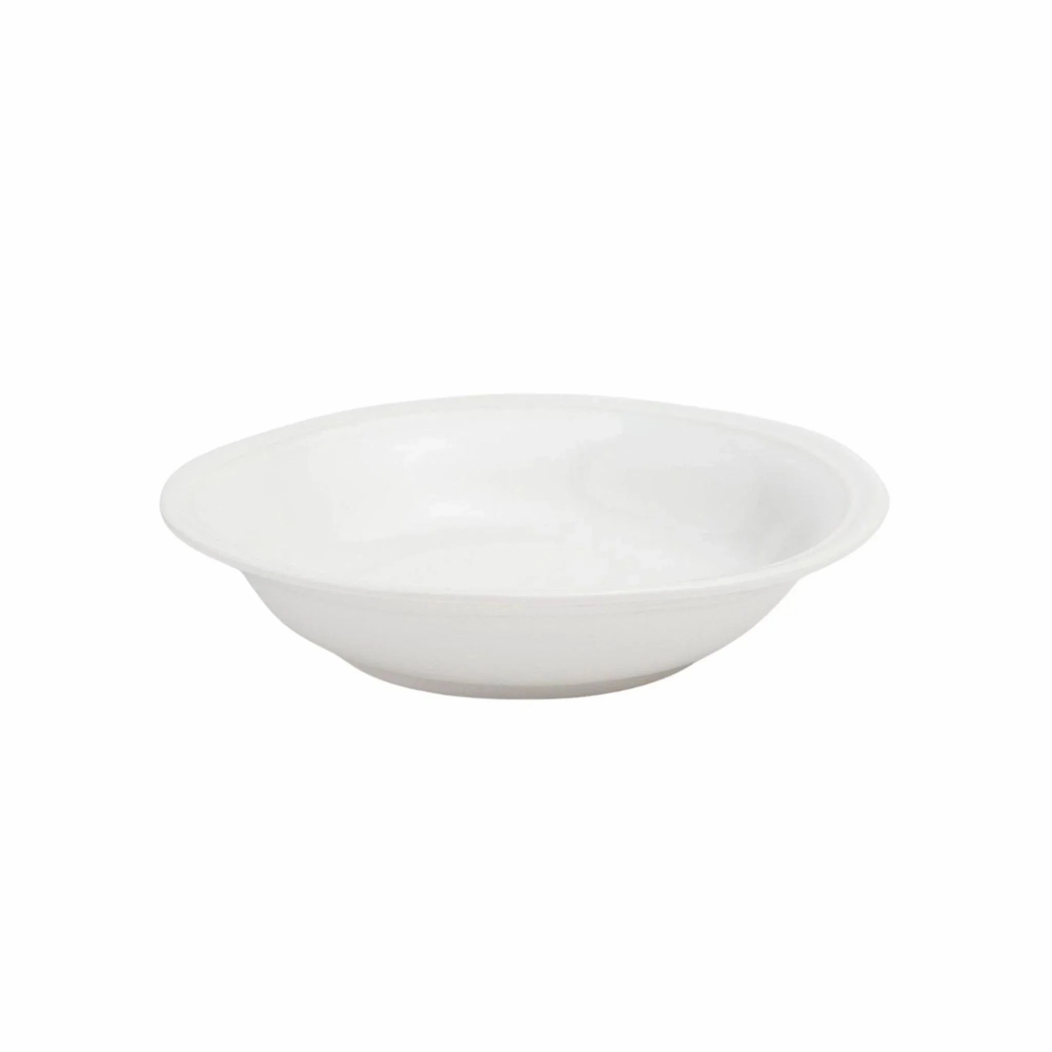 White Stoneware Pasta-Soup Bowls mini desktop sculpture