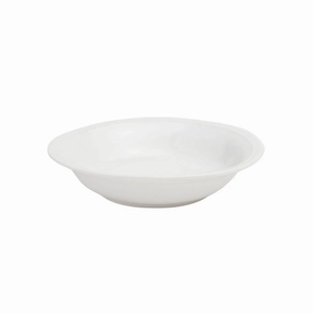 White Stoneware Pasta-Soup Bowls mini desktop sculpture