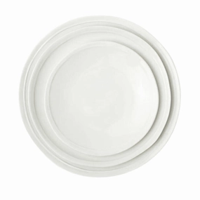 White Stoneware Salad Plates cute desktop display