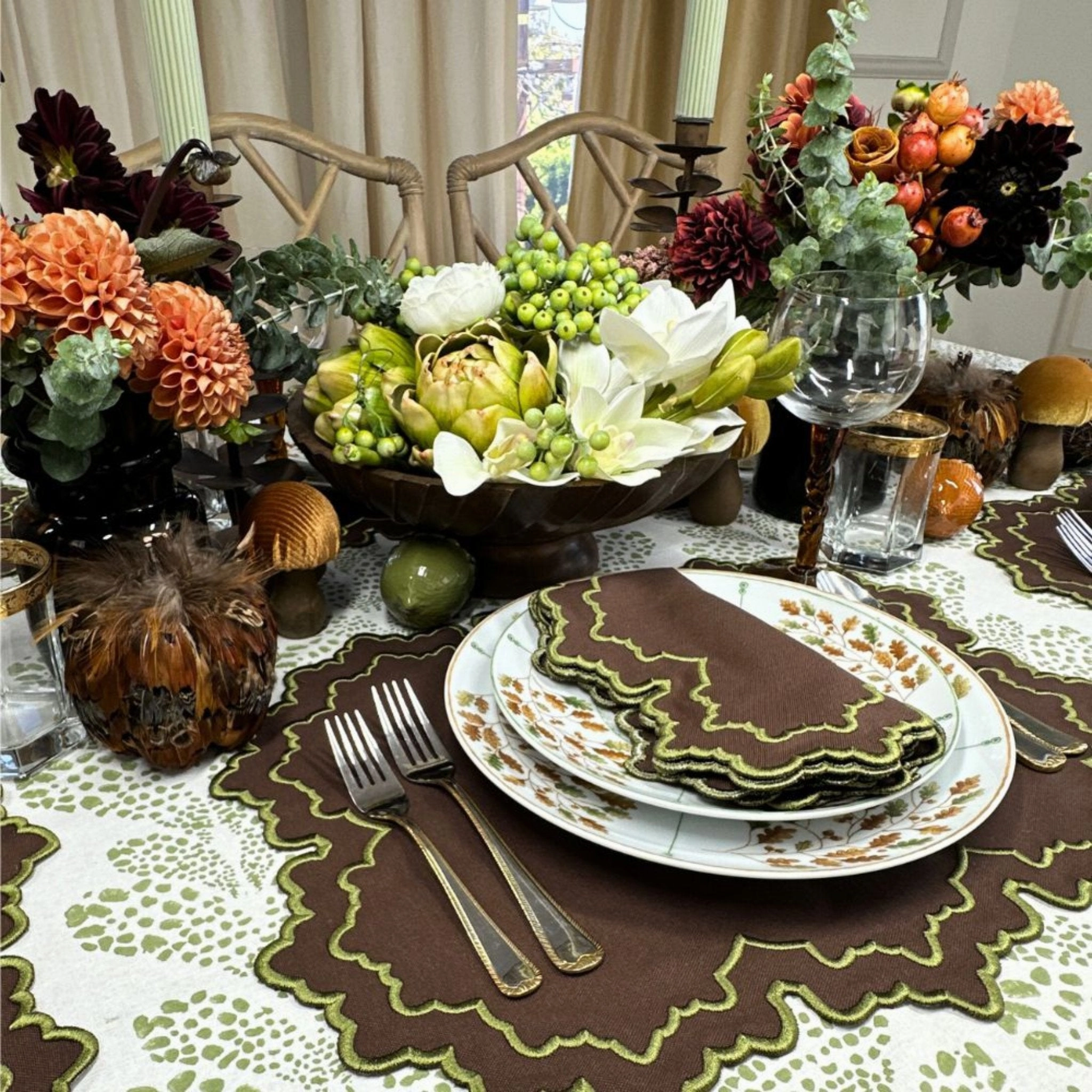 Whitley Napkin in Cocoa, Set of 4