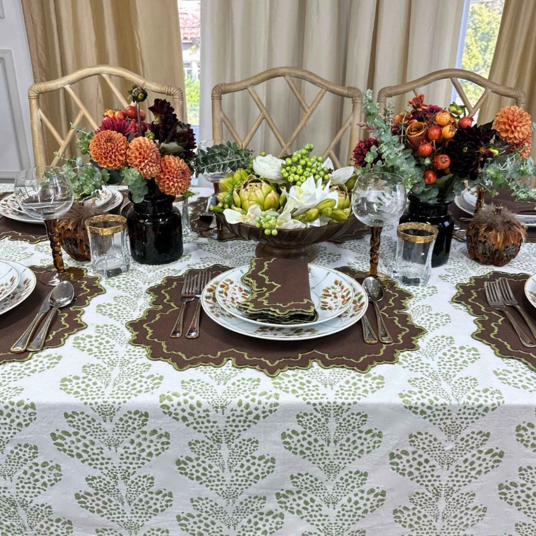 Whitley Napkin in Cocoa, Set of 4