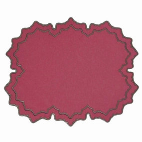Whitley Placemat in Burgundy, Set of 4 cute desktop display