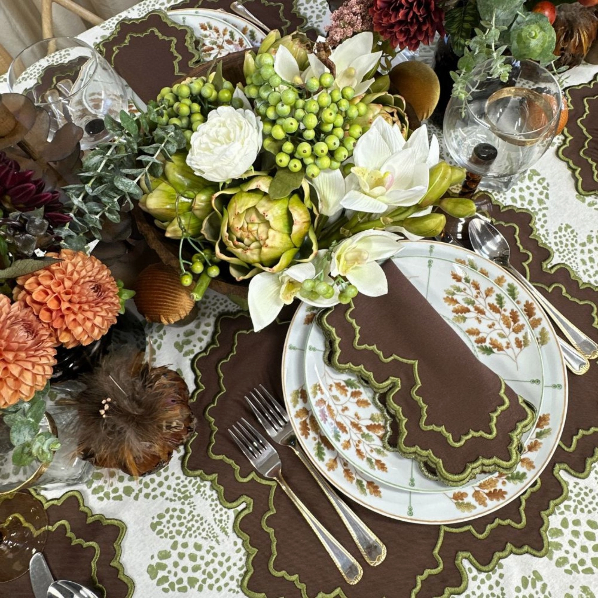 Whitley Placemat in Cocoa, Set of 4
