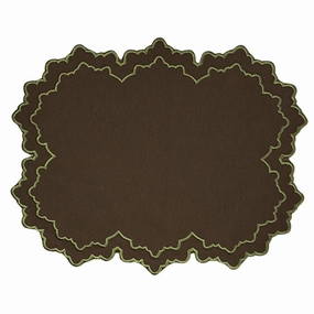 Whitley Placemat in Cocoa, Set of 4 mini desktop sculpture