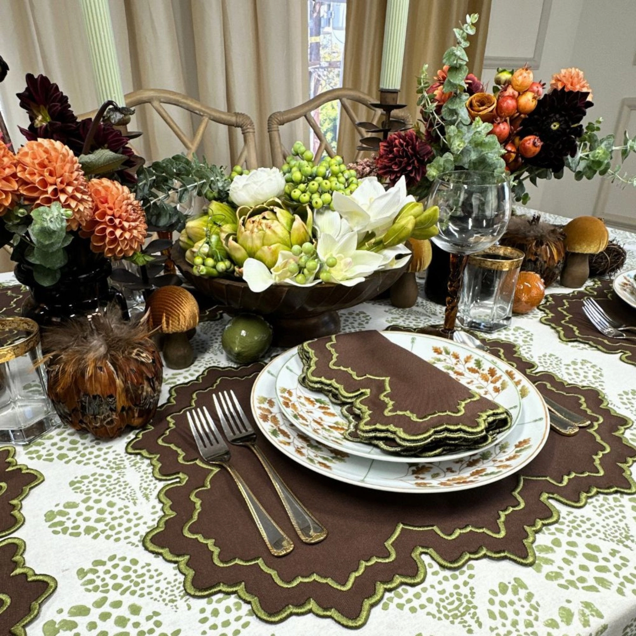 Whitley Placemat in Cocoa, Set of 4
