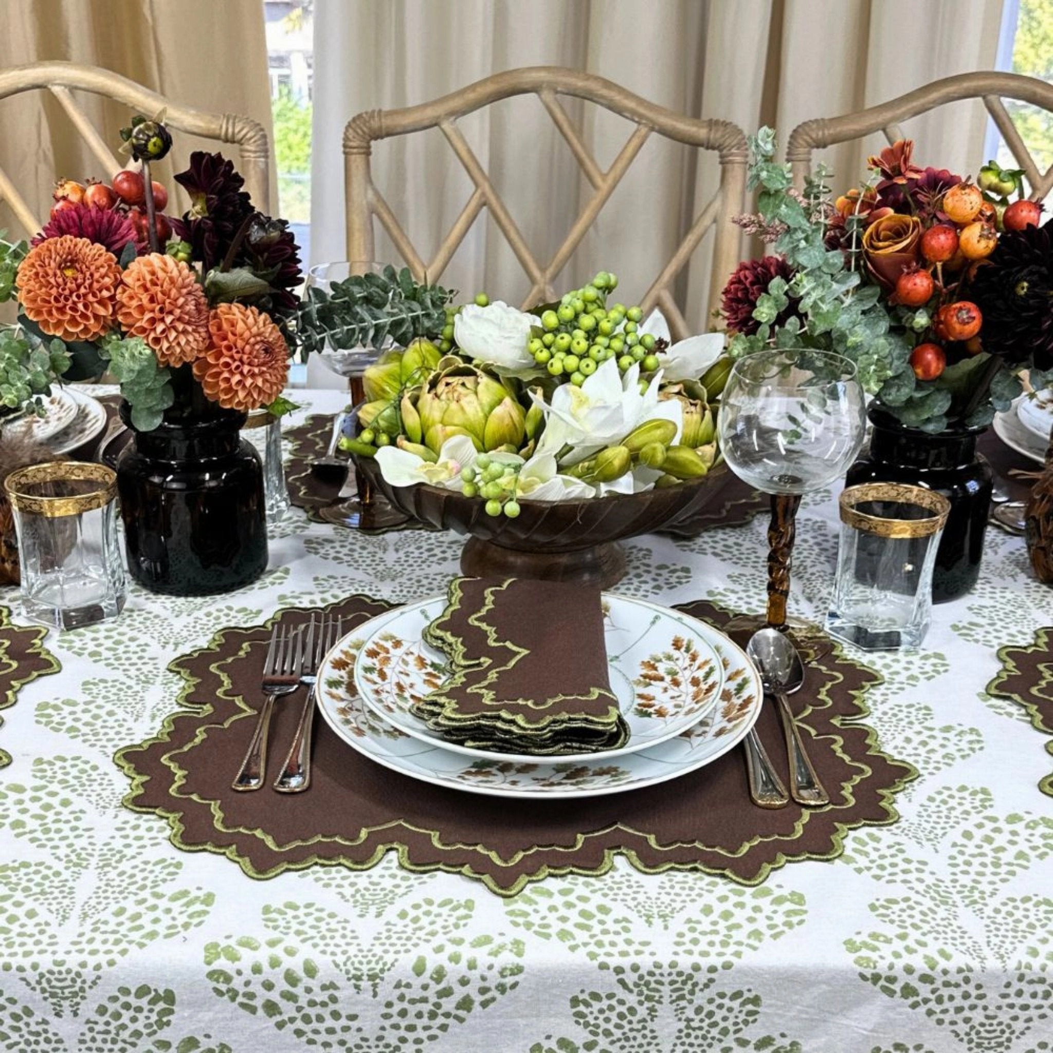Whitley Placemat in Cocoa, Set of 4