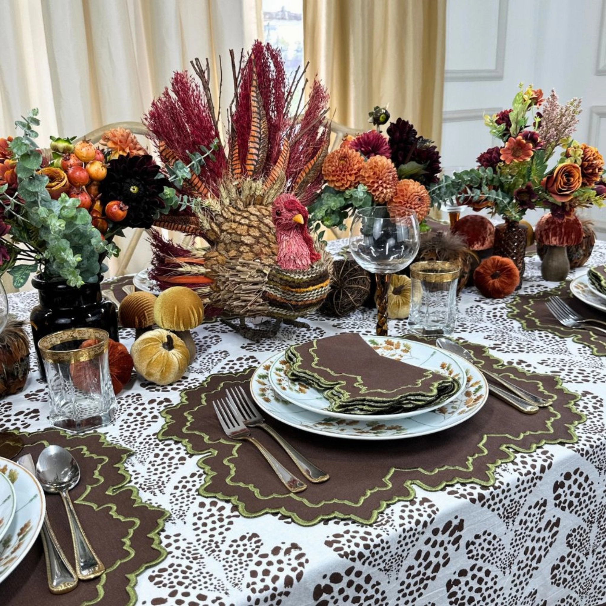 Whitley Placemat in Cocoa, Set of 4