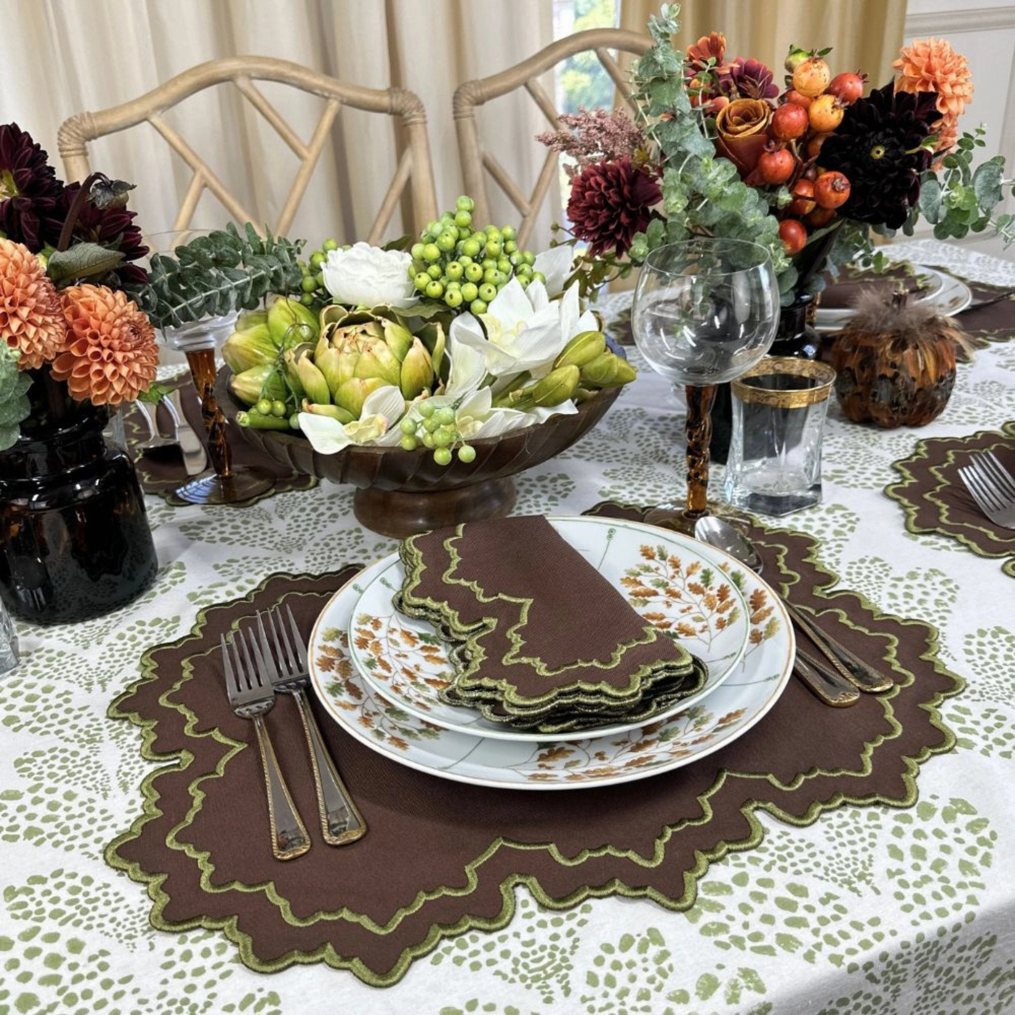 Whitley Placemat in Cocoa, Set of 4