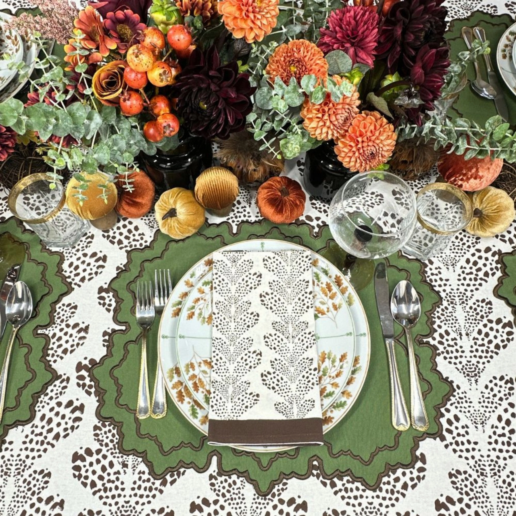 Whitley Placemat in Fern, Set of 4