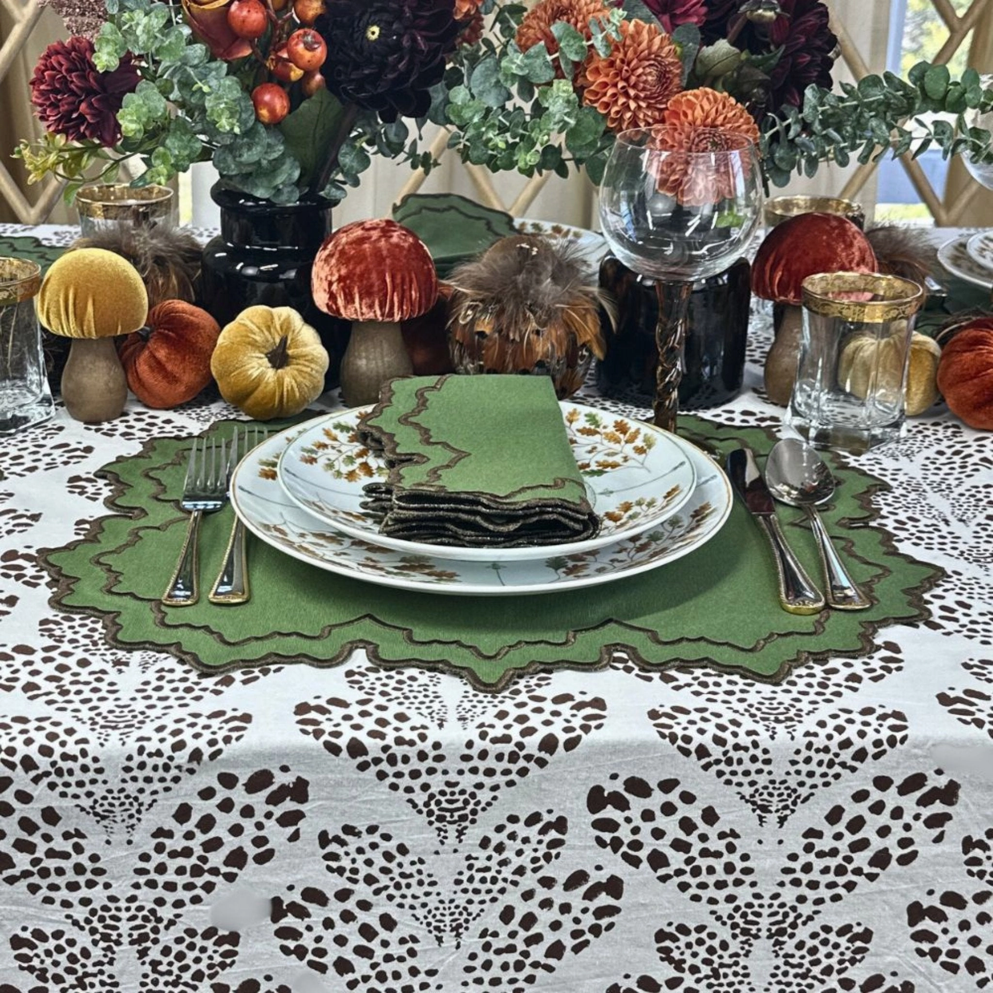 Whitley Placemat in Fern, Set of 4