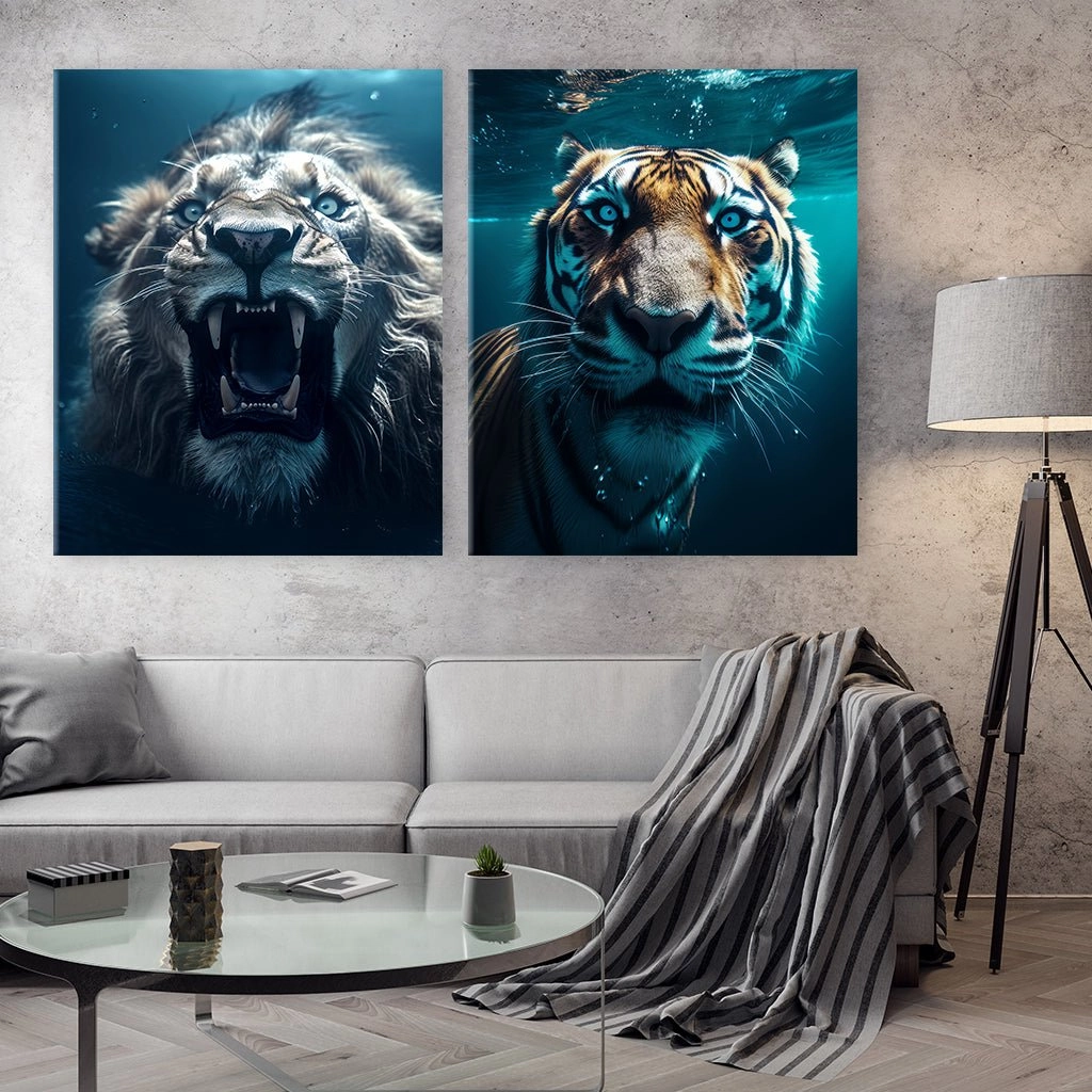 Wild Cats Diving - Duo by Zenzdesign