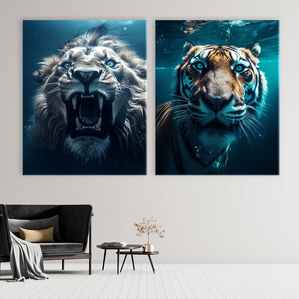 Wild Cats Diving - Duo by Zenzdesign