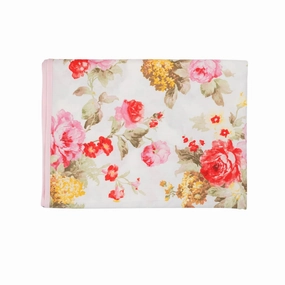 Wild Roses Cotton Tablecloth mini desktop sculpture