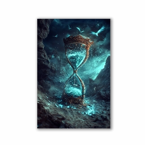 Wild Tides of Time by Catill framed mural artwork