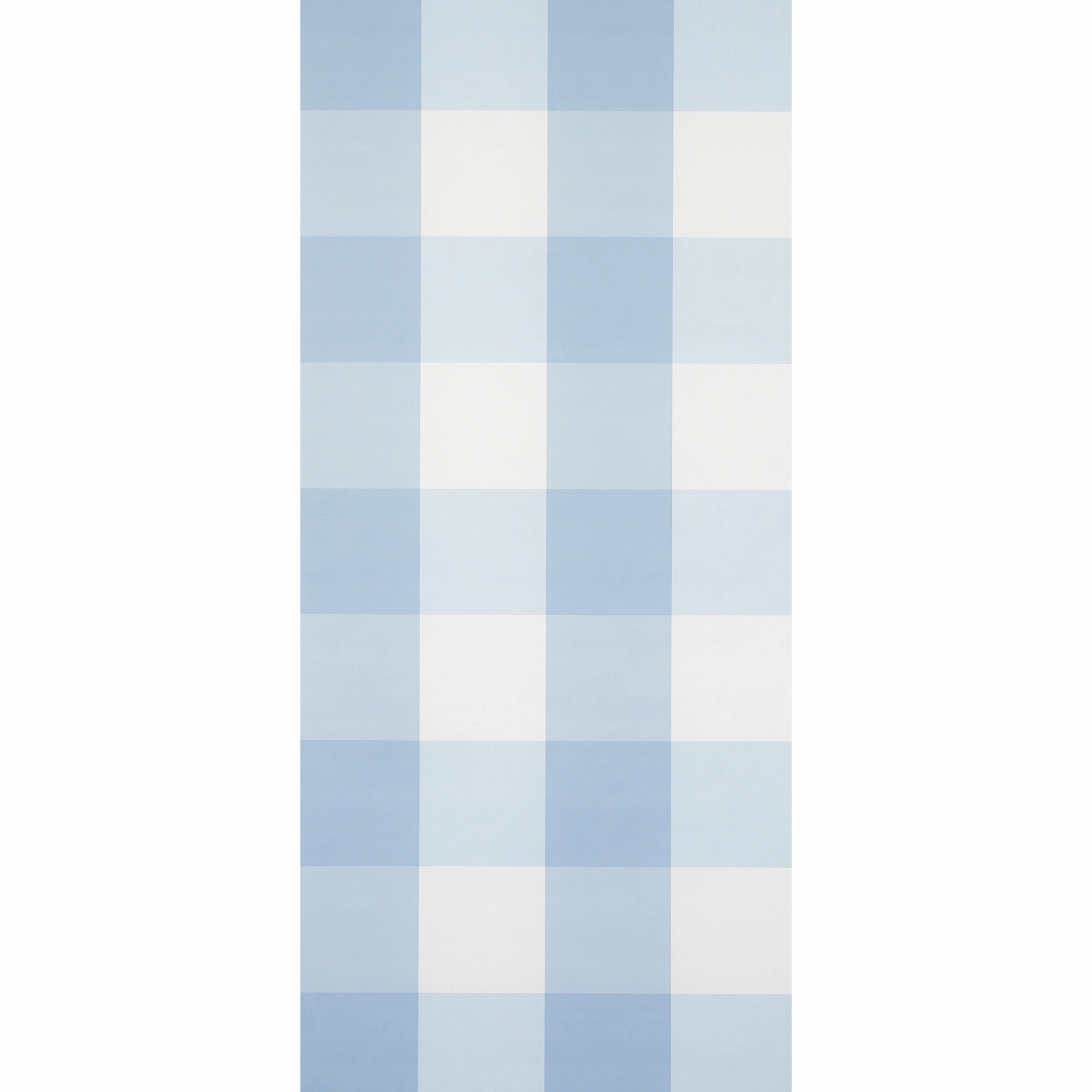 Willa Large Check Chambray Wallpaper