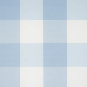 Willa Large Check Chambray Wallpaper paper wall covering