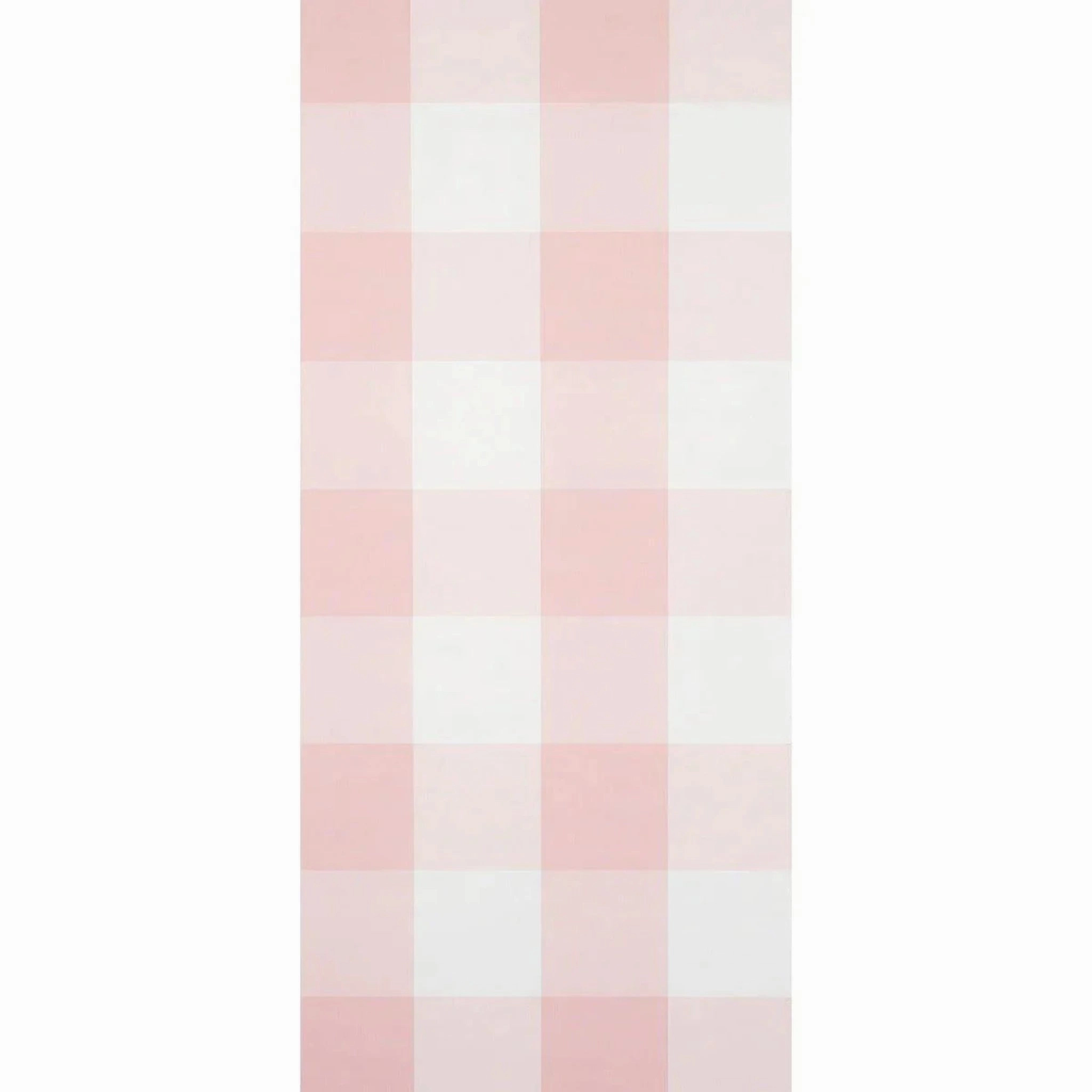 Willa Large Check Wallpaper in Pink