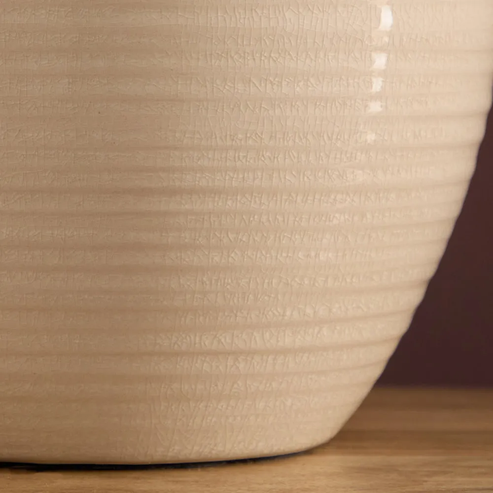 Willow Woods Eva & Epona Complete Table Lamp Cream/Linen