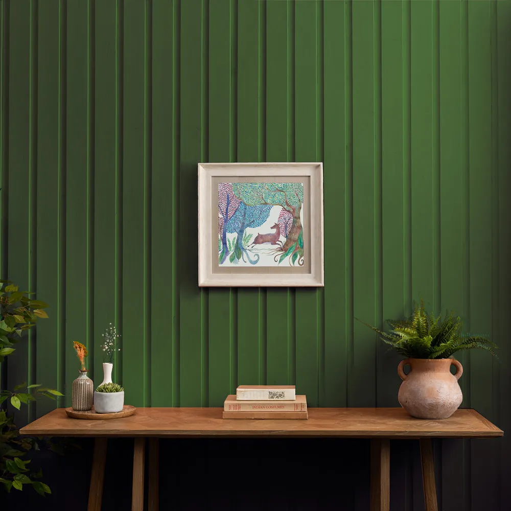 Willow Woods Framed Print Birch