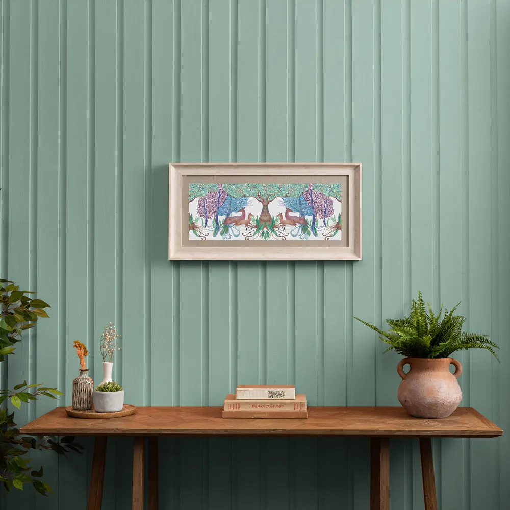 Willow Woods Framed Print Birch