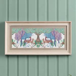 Willow Woods Framed Print Birch modern fashion rug  