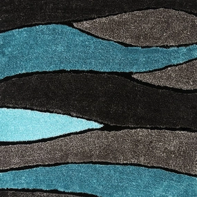 Winnipeg Gray/Blue 5' X 8' Area Rug neutral everyday carpet