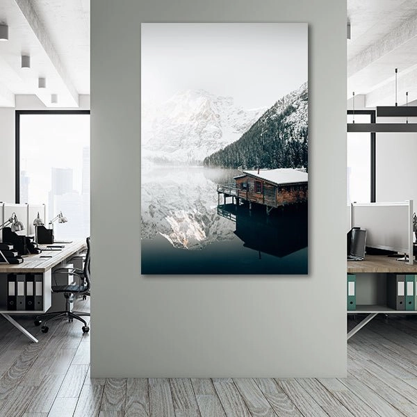Winter Lake by Philipp Pilz