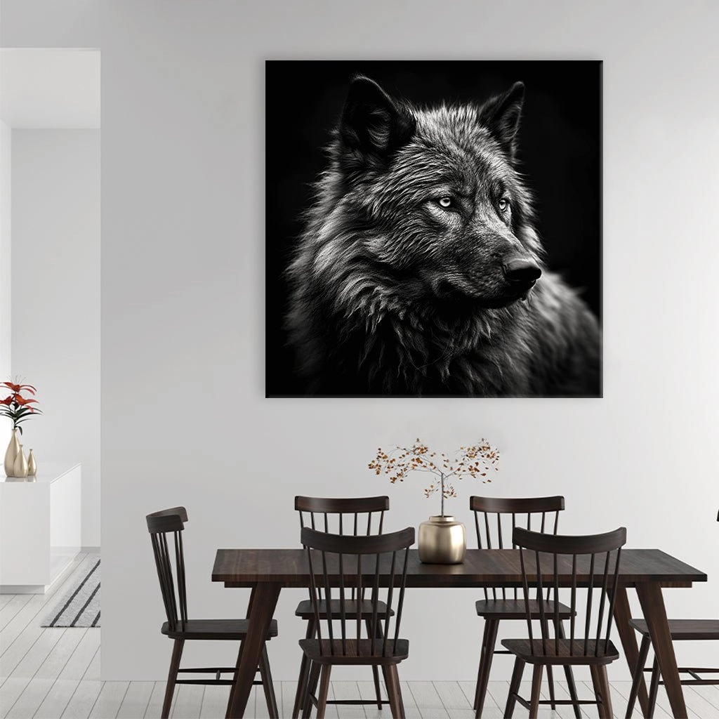 Wolf Portrait by Henrivaux 