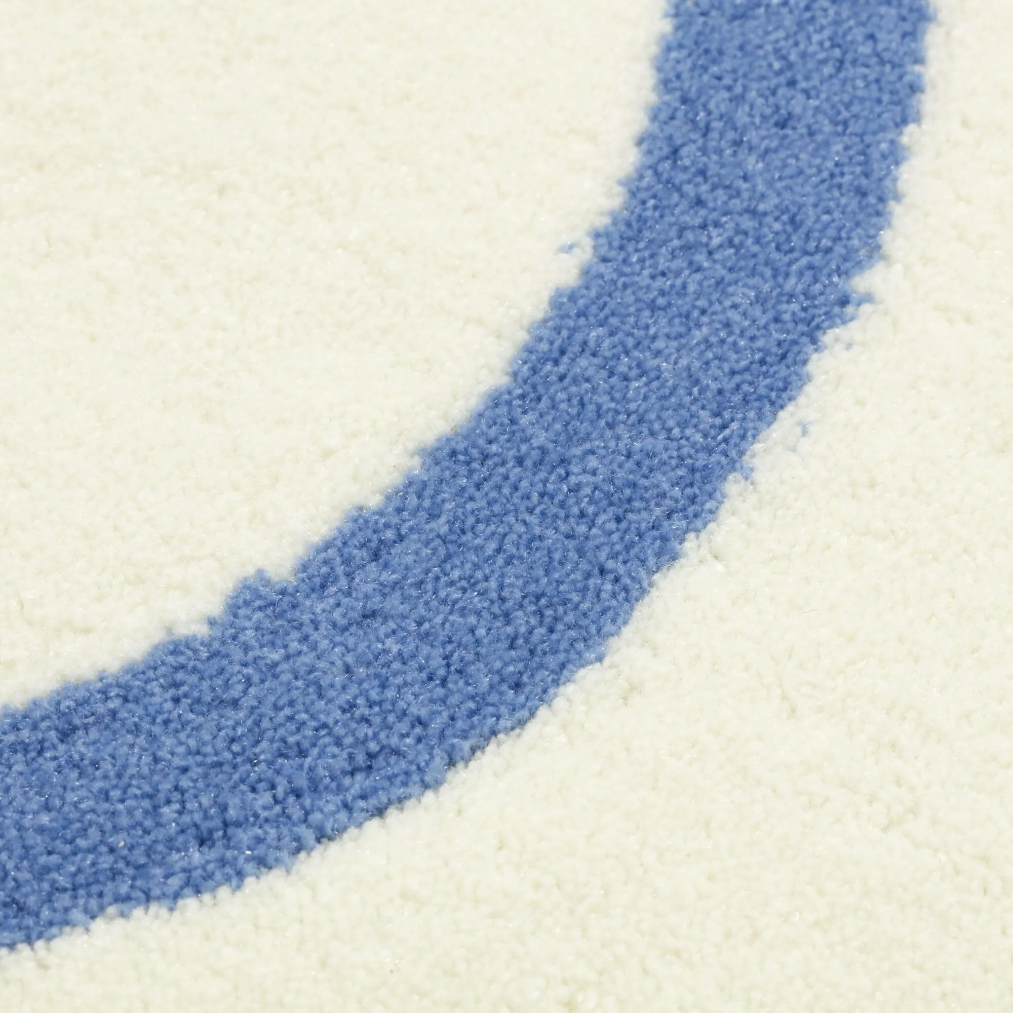 Wonder Rug Round 1500 Ivory X Blue