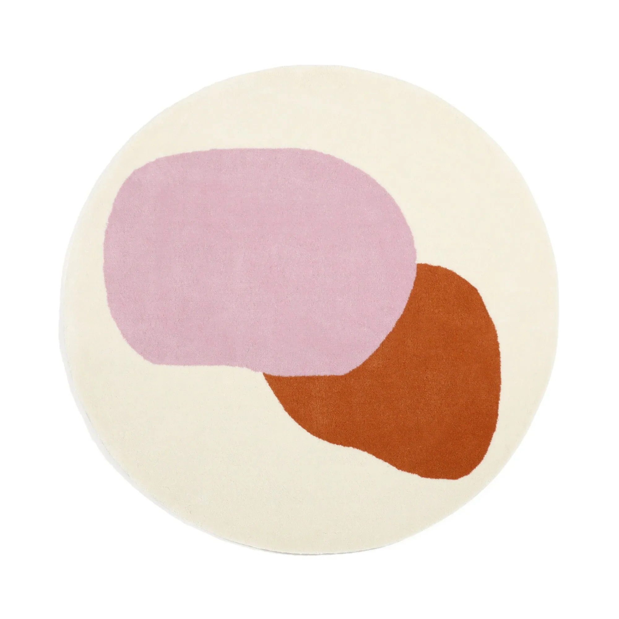 Wonder Rug Round 1500 Pink X Orange neutral everyday carpet