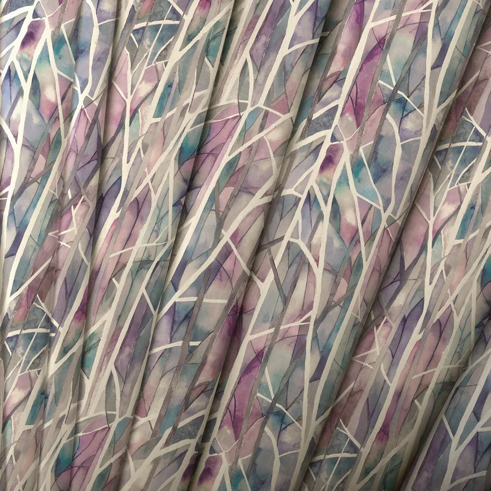 Woodbury Printed Cotton Made to Measure Roman Blinds Loganberry