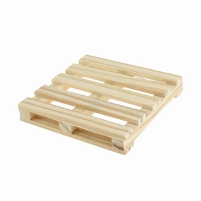 Wooden Craft DIY Mini Pallet, 3-1/8-inch wooden room decoration