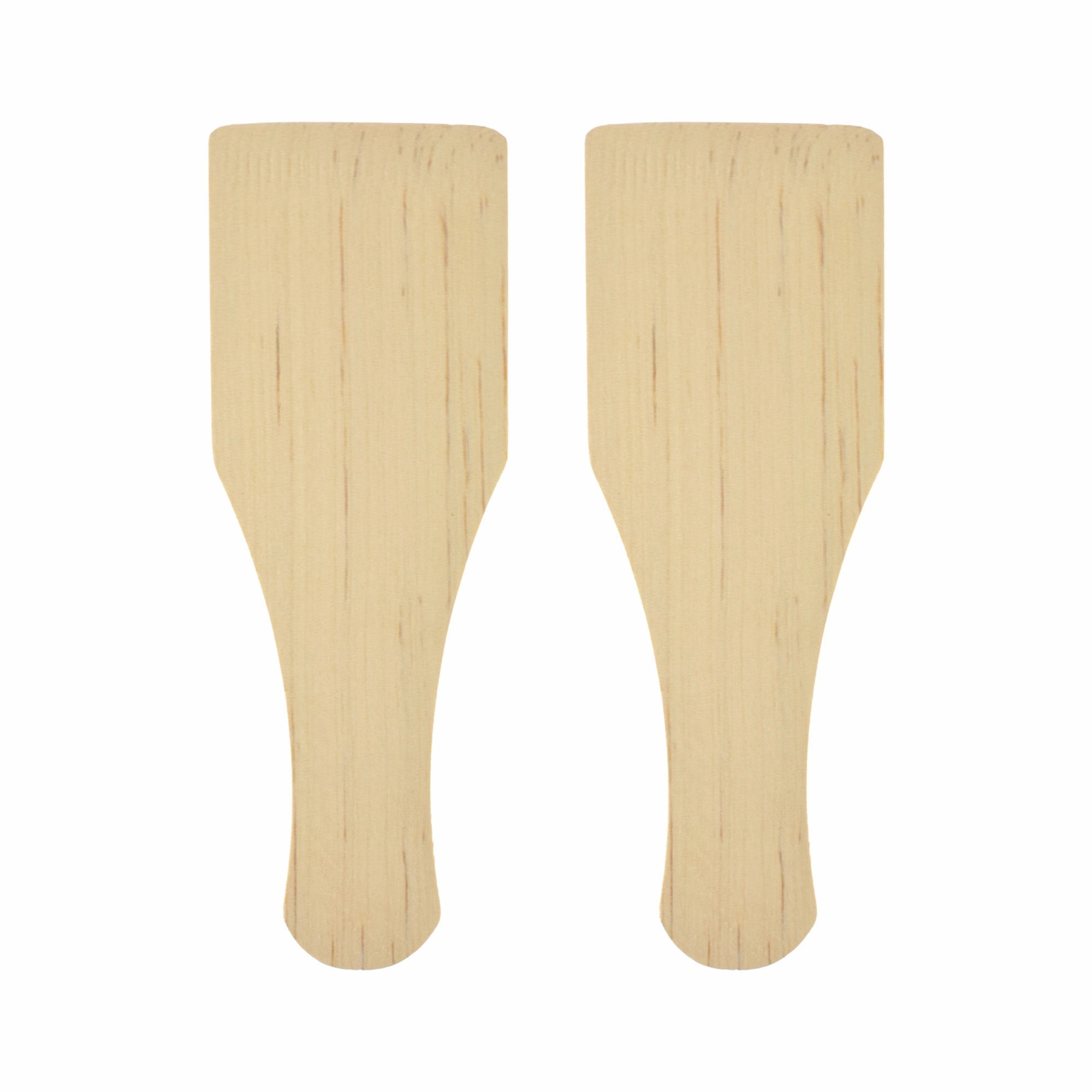 Wooden Craft Flat Spatula, 5-inch, 2-count wooden room decoration