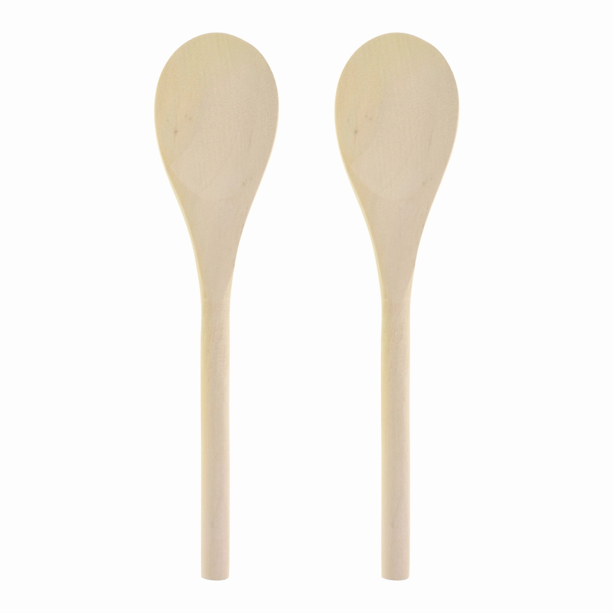 Wooden Craft Spoons, 6-1/4-inch, 2-count wooden room decoration