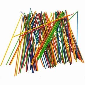 Wooden Dowel Sticks, 8-inch, 80-count, Multicolor wooden room decoration