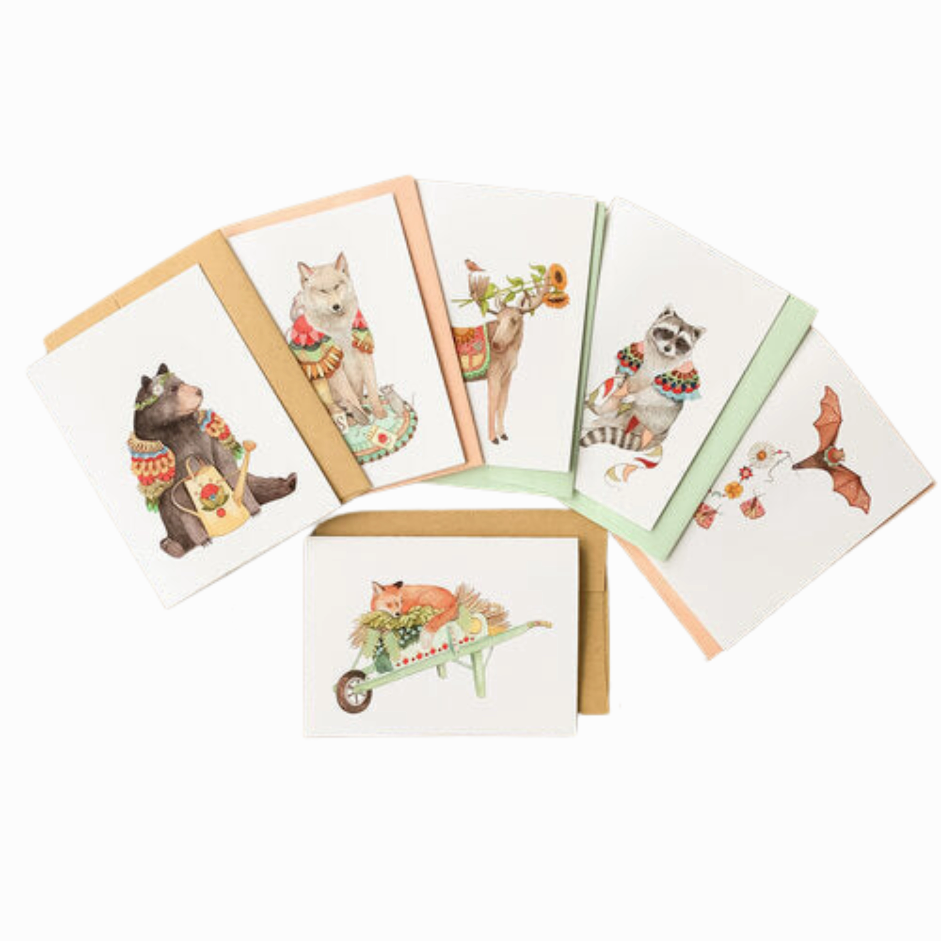 Woodland Garden - Greeting Card Pack minimalist art object  