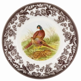 Woodland Luncheon Plate 9 Inch, Pheasant cute desktop display