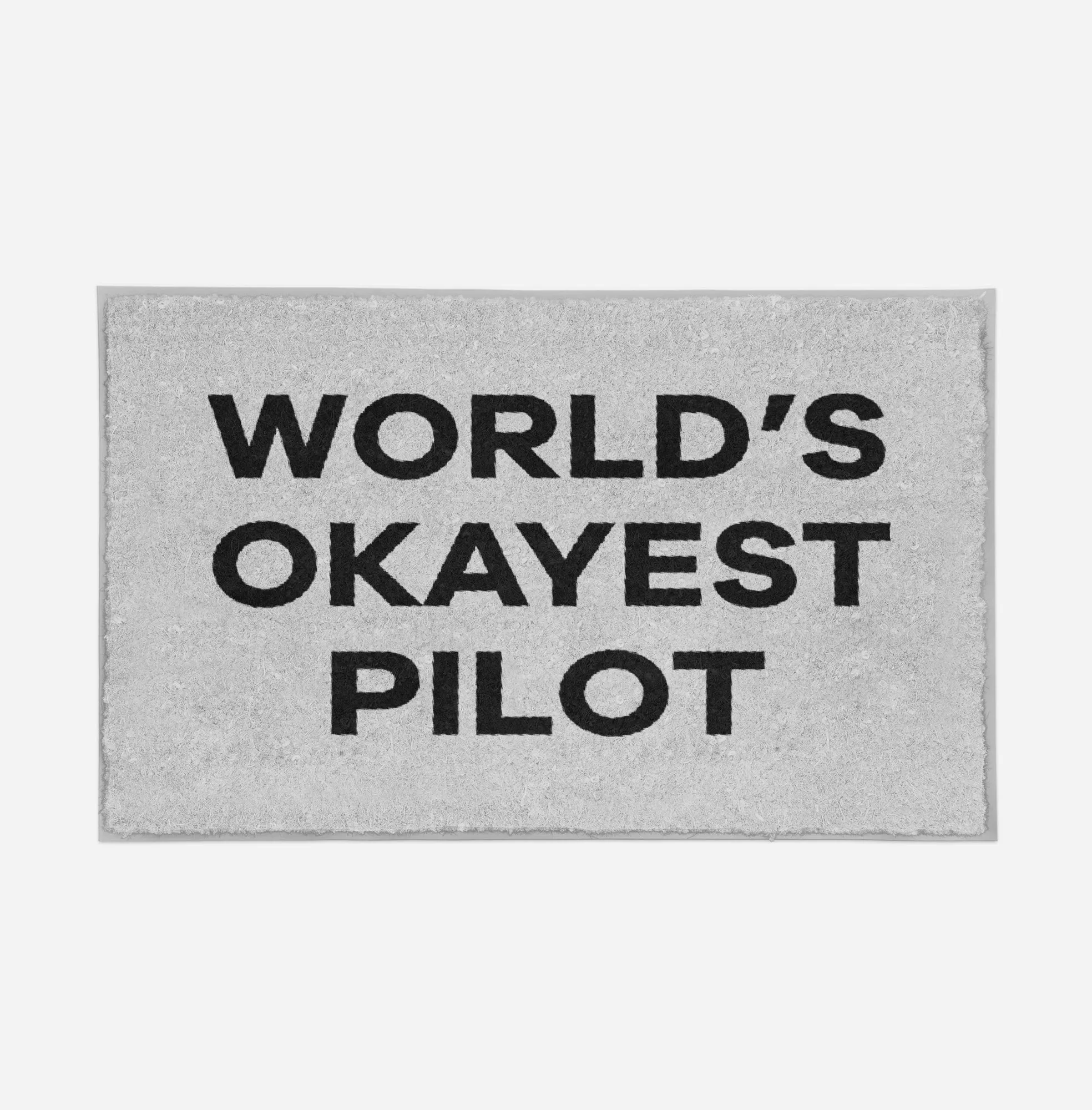 World's Okayest Pilot Designed Door Mats