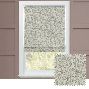 Yamuna Printed Cotton Made to Measure Roman Blinds Blush chic floor carpet  