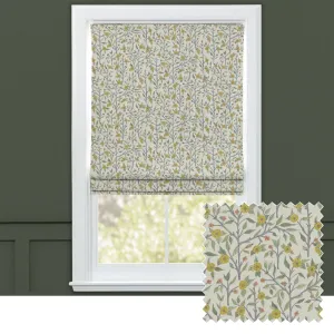 Yamuna Printed Cotton Made to Measure Roman Blinds Sunflower chic floor carpet  