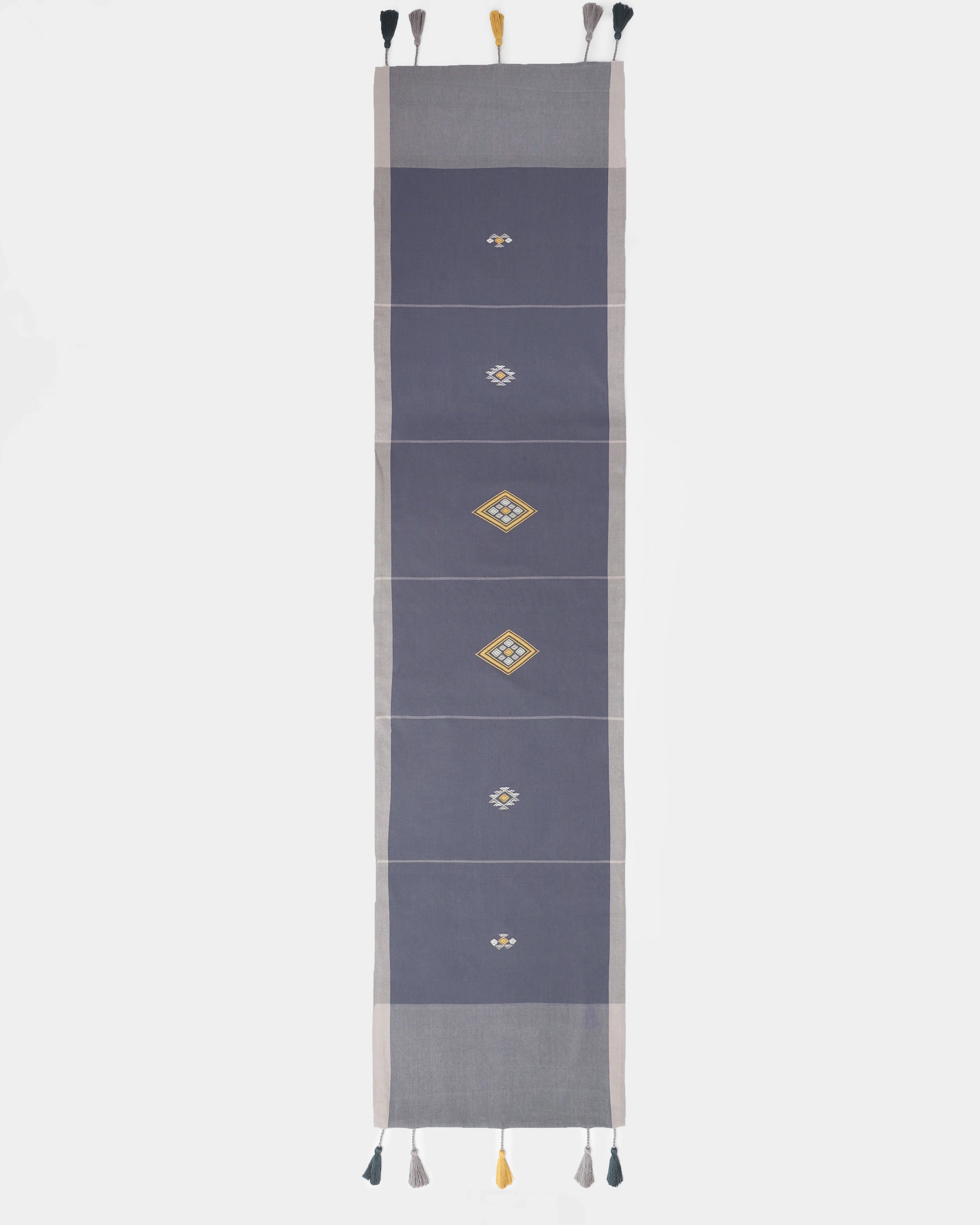 Yusuf Extra Weft Cotton Table Runner