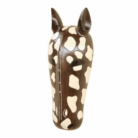 Zebra head wall plaque 29x11cm decorative home ornament