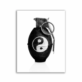 Zen Bomb by David Drake framed mural artwork