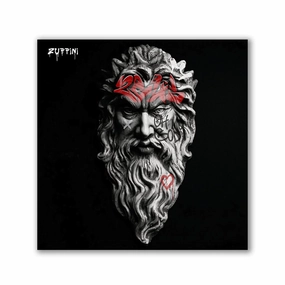 Zeus by Zuppini framed mural artwork